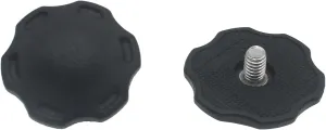 2 PCS Football Helmet Screws Nylon Helmet Visor Screws Black Thumb Screws Replacement Parts for Football Helmet Chinstrap Stabilization System