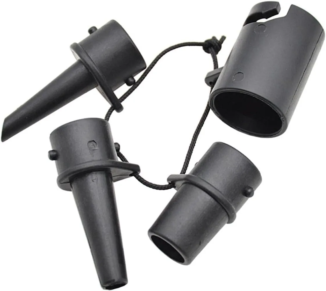 4 Pieces Inflatable Pump Nozzles Air Valves Attachment Multifunctional Boat for SUP Pump Leakproof Portable SUP Inflator Pump Nozzle
