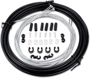 5m Universal Bicycle Shift Cable Housing Kit with 2 Set Bike Shifter Gear Shifter Transmission Cable End Caps Accessories for Mountain Road Bike Repair