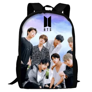 BTS Army Backpack With Laptop Partition Digital Printed Bag