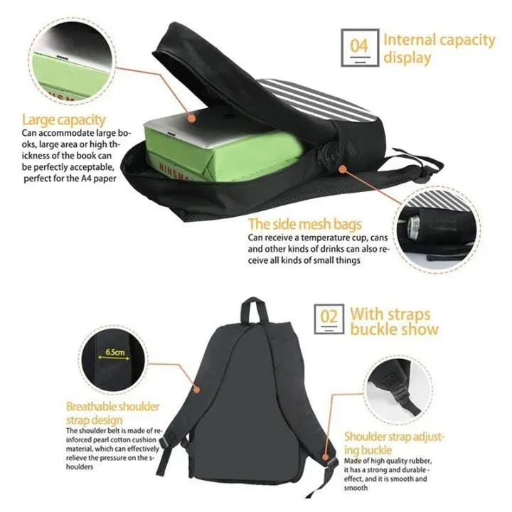 BTS Love Yourself Backpack with Laptop Partition Digital Printed Bag
