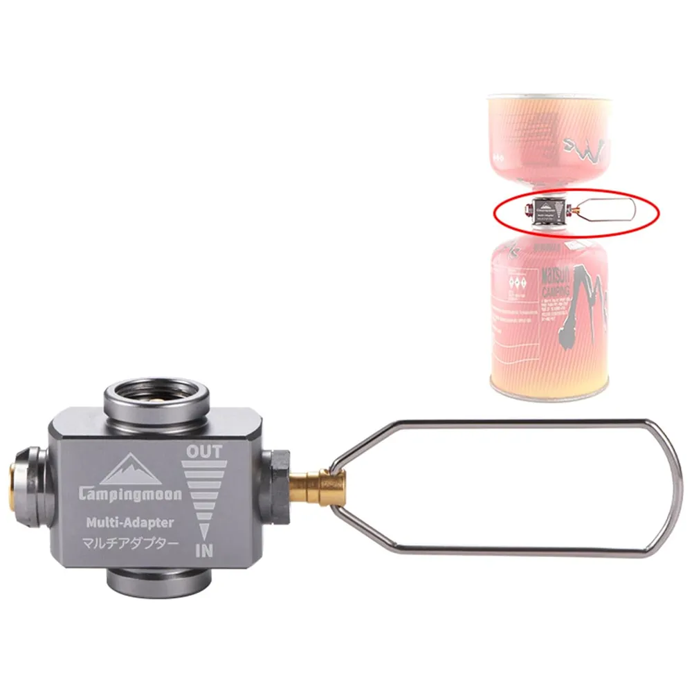 Campingmoon Gas Refill Adapter Screw Type Camping Gas Canister