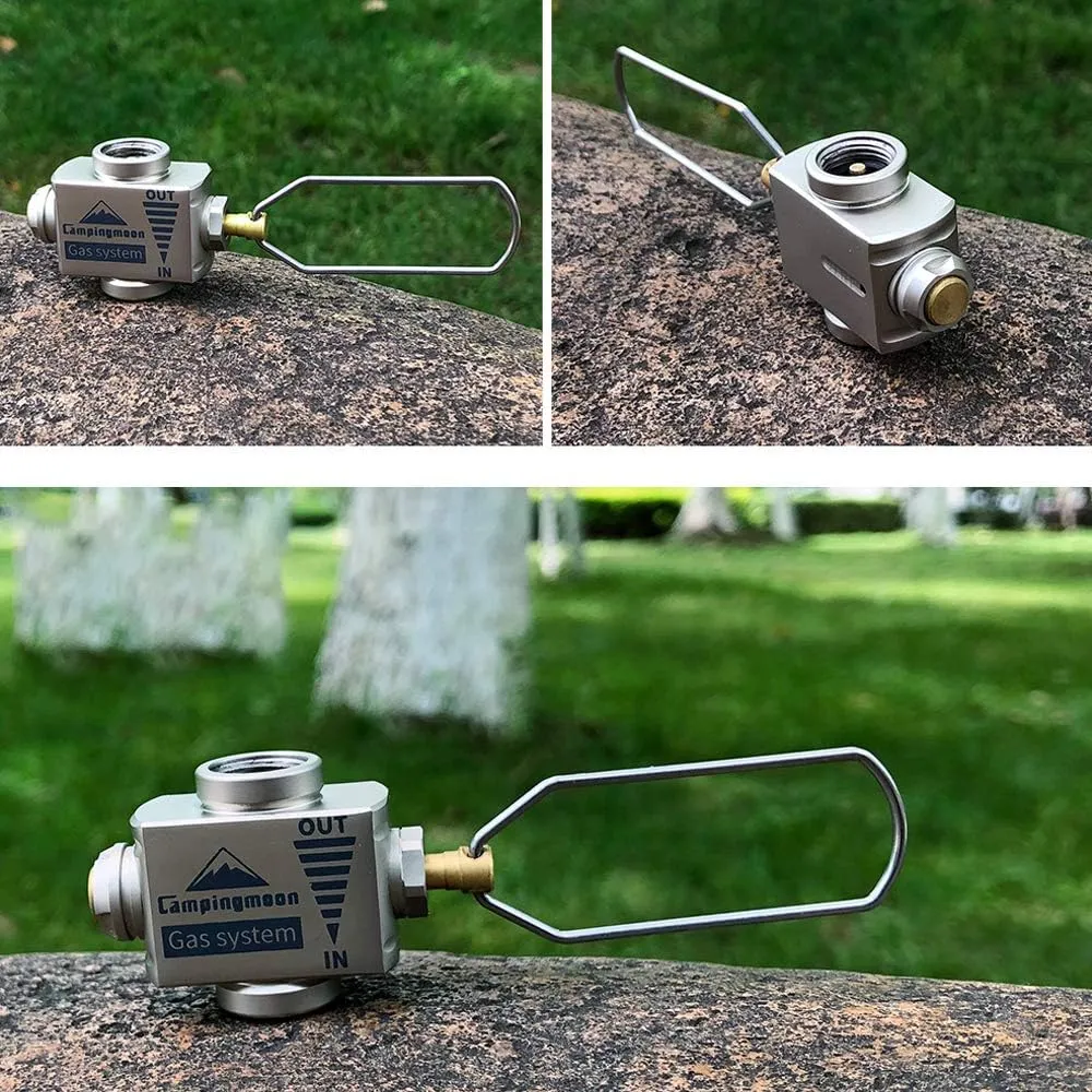 Campingmoon Gas Refill Adapter Screw Type Camping Gas Canister