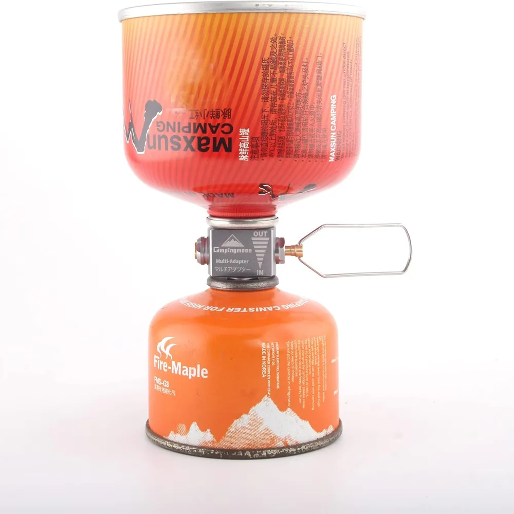 Campingmoon Gas Refill Adapter Screw Type Camping Gas Canister