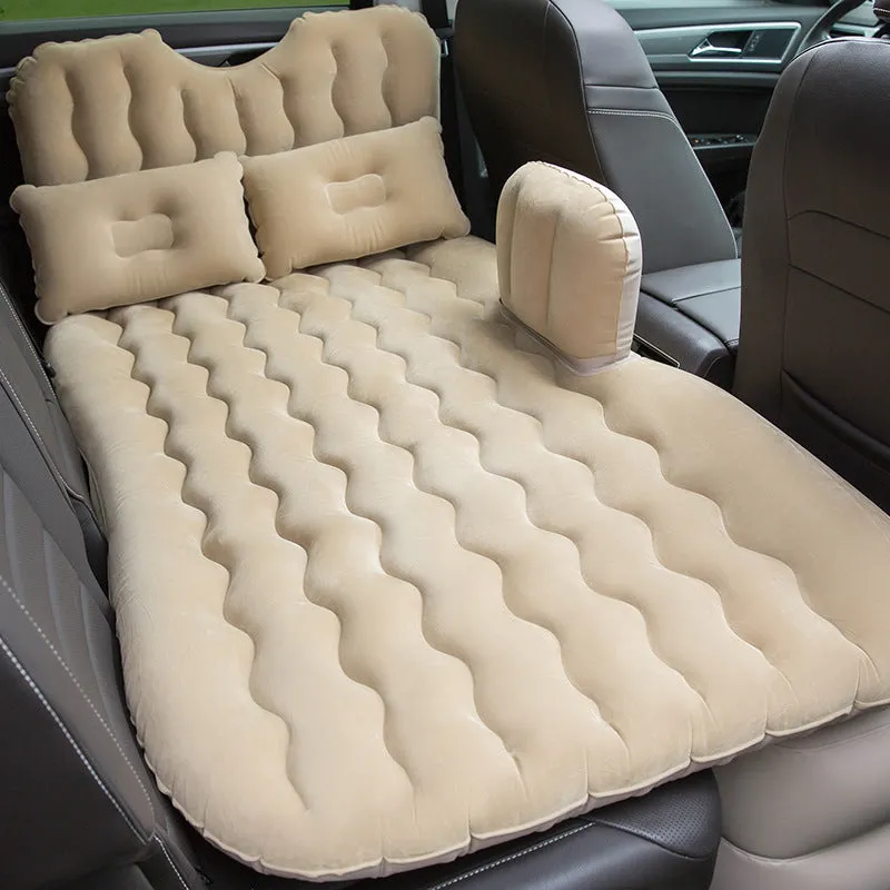 Crocox Car Inflatable Mattress Air Bed Back Seat Camping Travel Portable Cushion
