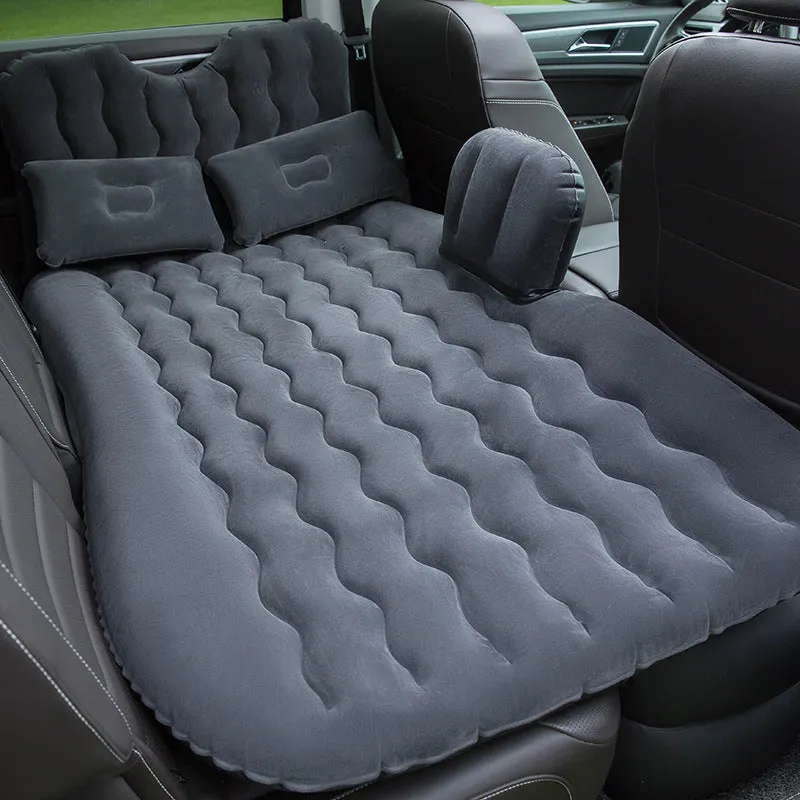 Crocox Car Inflatable Mattress Air Bed Back Seat Camping Travel Portable Cushion