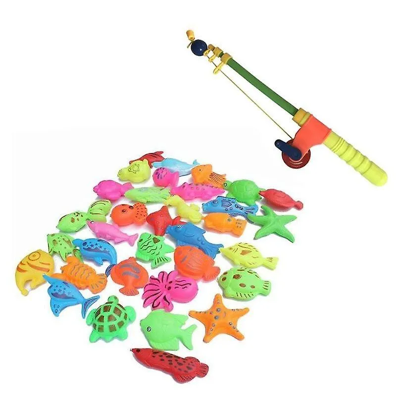 Fishing Toys Magnetic Fishing Toy simulation Telescopic Rod And Fishes