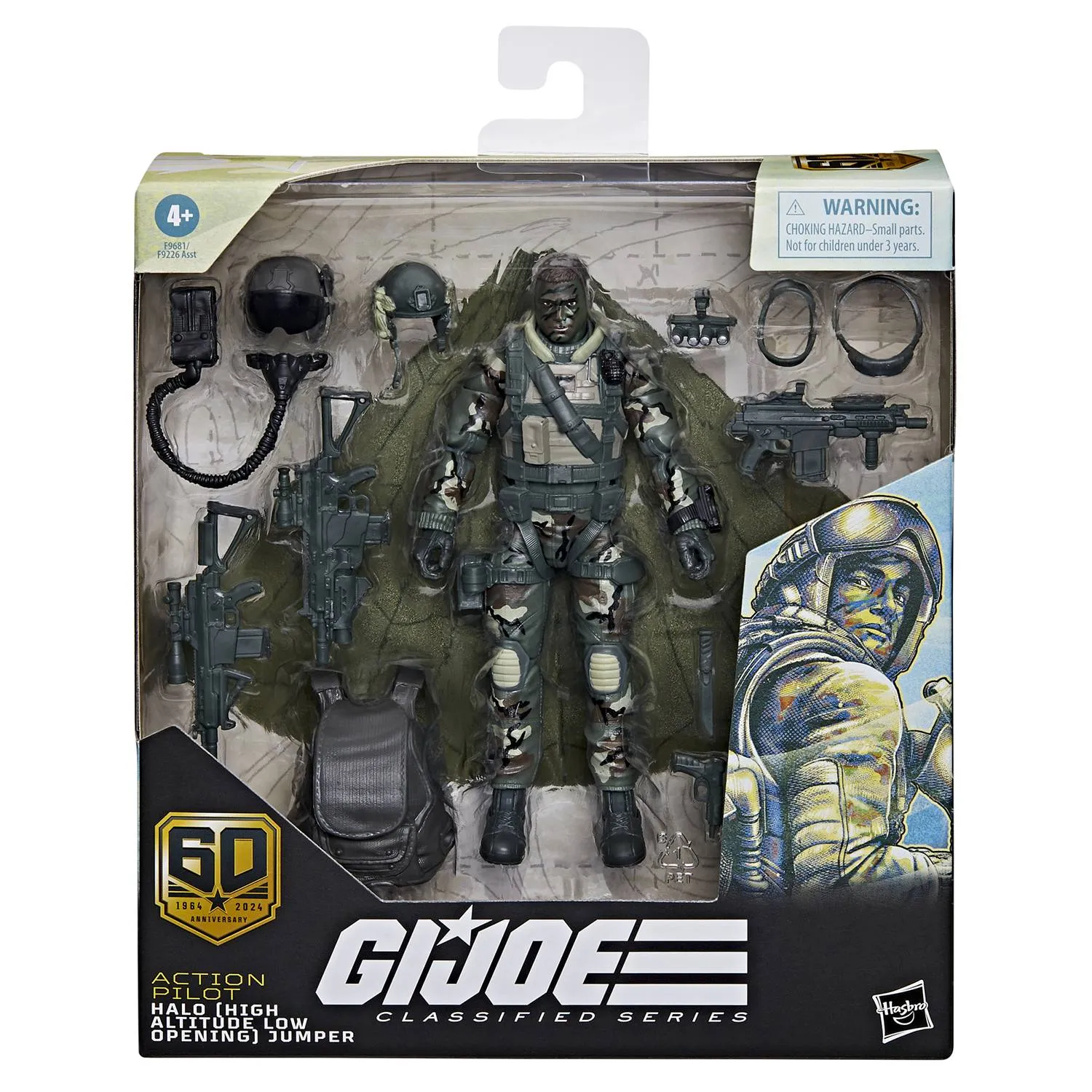G.I. Joe Classified Series 60TH Anniversary Action Pilot HALO Jumper