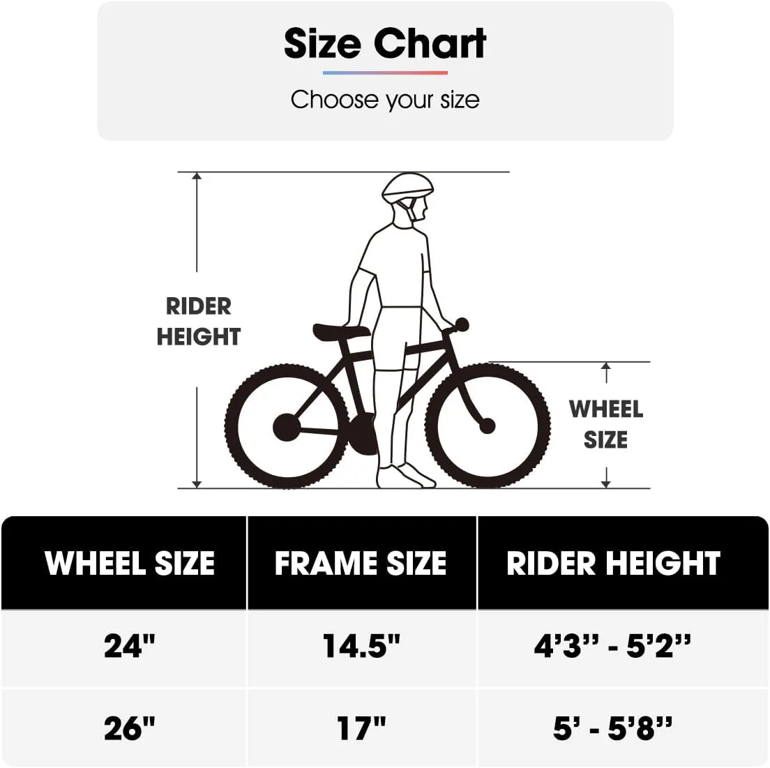 HILAND 24 26 inch Mountain Bike for Men Women, 18 Speeds High-Carbon Steel Frame, Sport Cycling MTB Bicycle for Adult