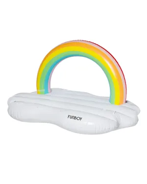 Inflatable Rainbow Daybed Pool Raft & Float