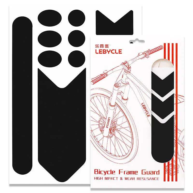 Lebycle Front Fork Decals Bicycle MTB Road Rock Stickers Bike Racing Cycling carbon fibre Protect Film Kit
