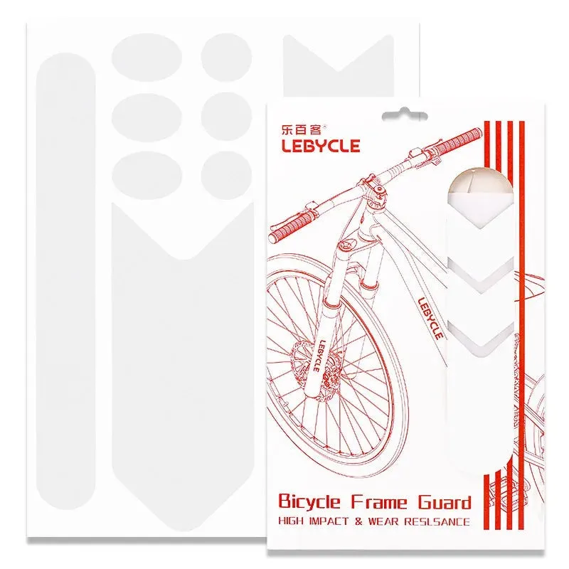 Lebycle Front Fork Decals Bicycle MTB Road Rock Stickers Bike Racing Cycling carbon fibre Protect Film Kit
