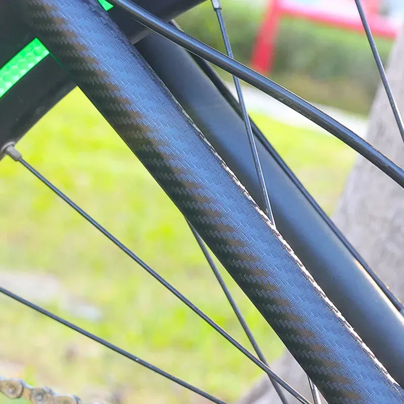 Lebycle Front Fork Decals Bicycle MTB Road Rock Stickers Bike Racing Cycling carbon fibre Protect Film Kit