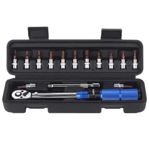 Lebycle Mtb Road bike accessories Wheel Torque Wrench 15pcs Adjustable 2-24N.m Digital Torque Wrench