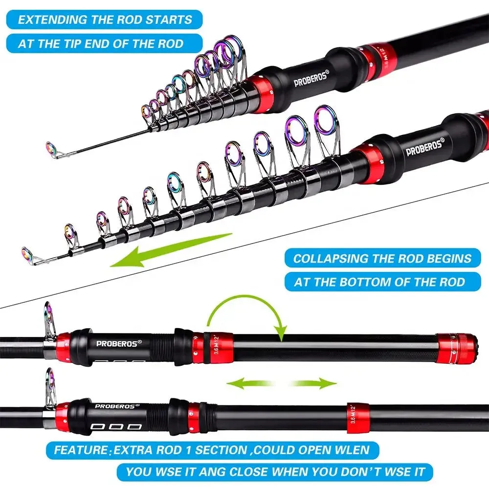 Lureswholesale® Fishing Rod and Reel Combo Kits
