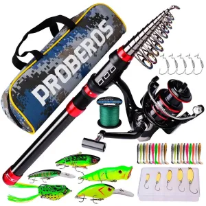 Lureswholesale® Fishing Rod and Reel Combo Kits