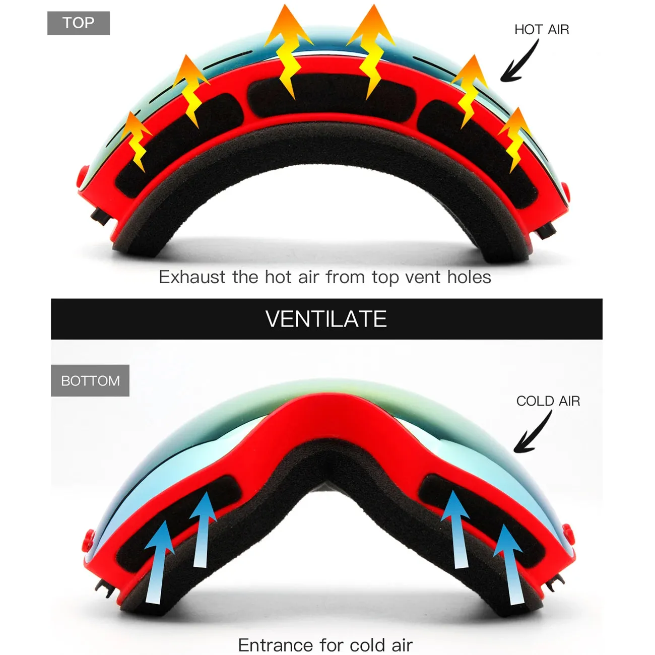 MAX JULI Goggles For Snow