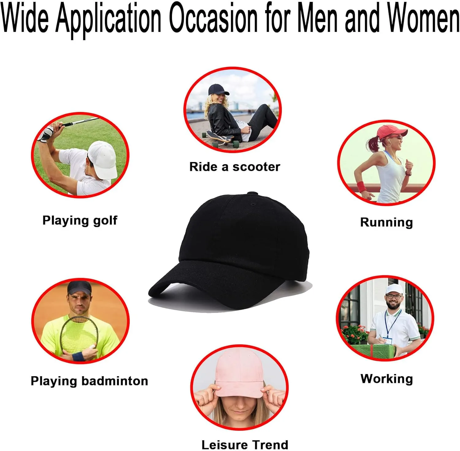 NPJY Baseball Cap Golf Dad Hat Adjustable Original Classic Low Profile Cotton Hat Unconstructed Plain Cap Men Women