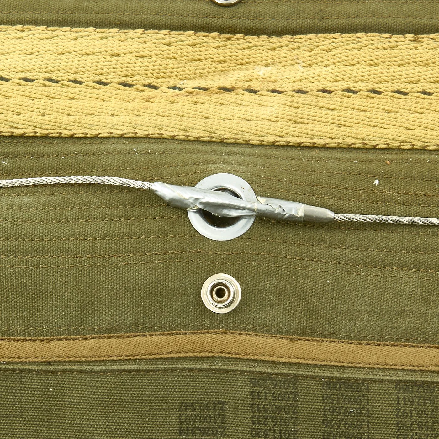 Original U.S. WWII Irvin Standard Air Chute Parachute and Harness - Dated 1944