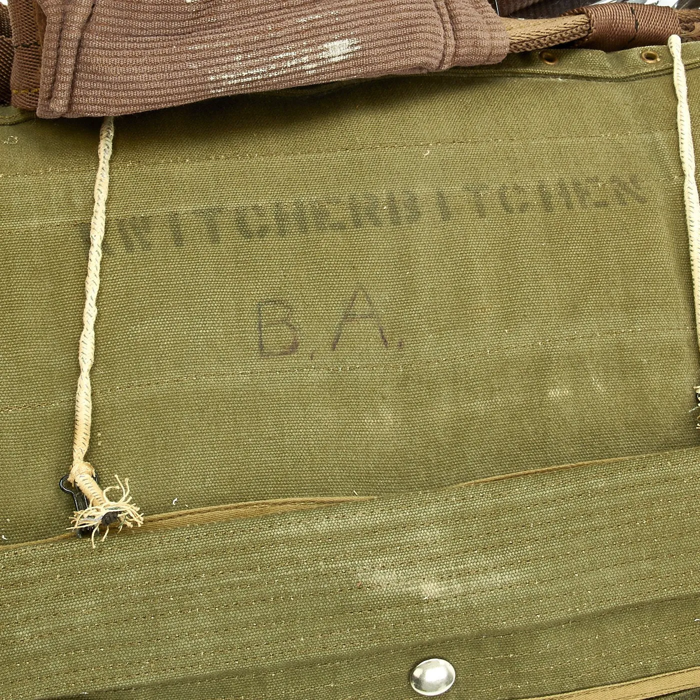 Original U.S. WWII Irvin Standard Air Chute Parachute and Harness - Dated 1944