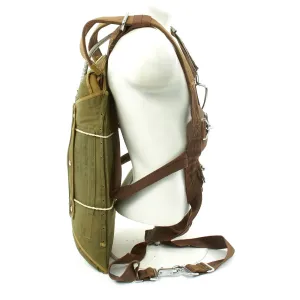 Original U.S. WWII Irvin Standard Air Chute Parachute and Harness - Dated 1944