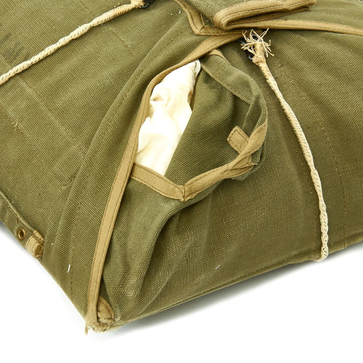 Original U.S. WWII Irvin Standard Air Chute Parachute and Harness - Dated 1944