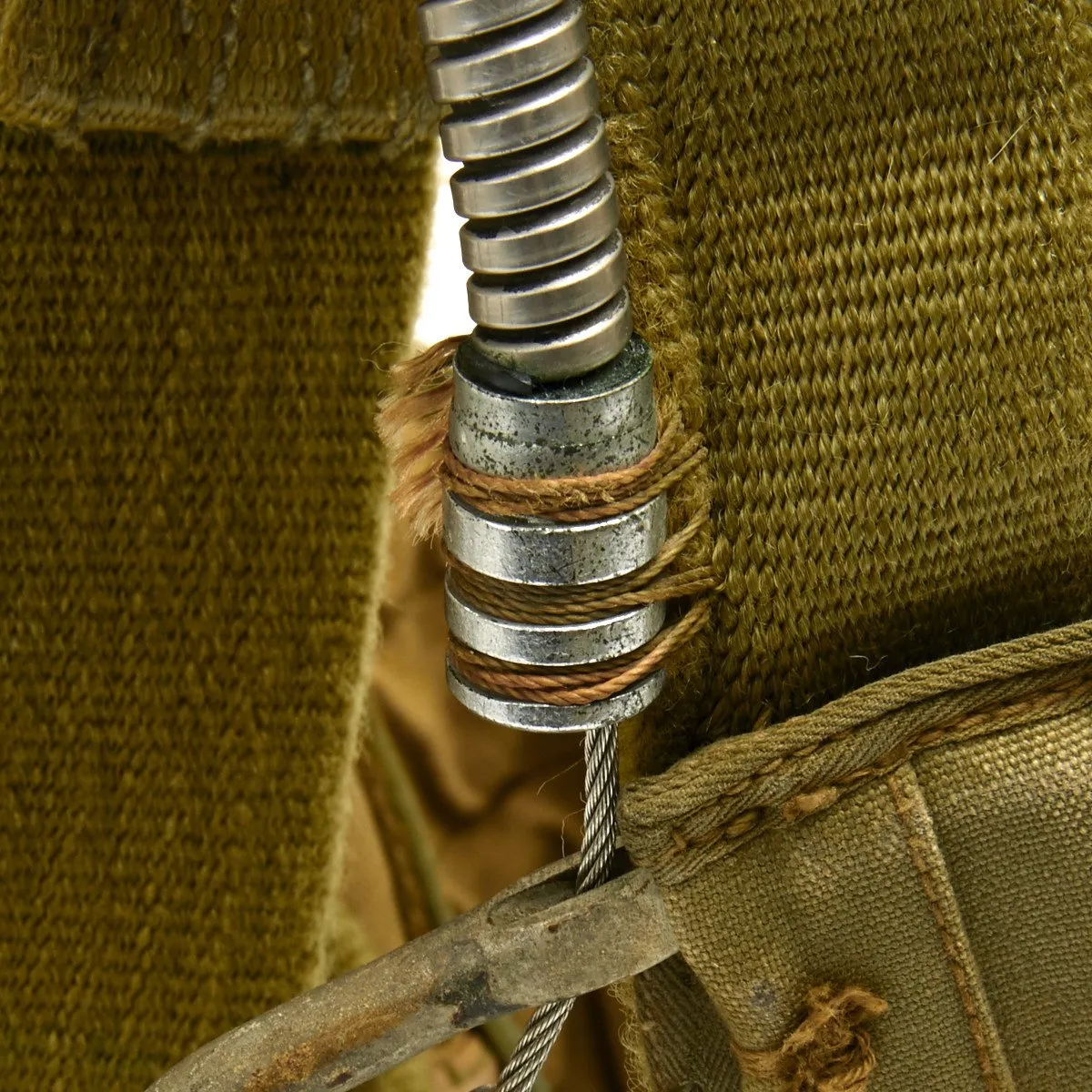 Original U.S. WWII USAAF Pilot B-9 Parachute by Reliance Mfg. Co. Dated 1944