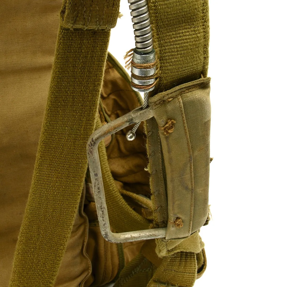 Original U.S. WWII USAAF Pilot B-9 Parachute by Reliance Mfg. Co. Dated 1944