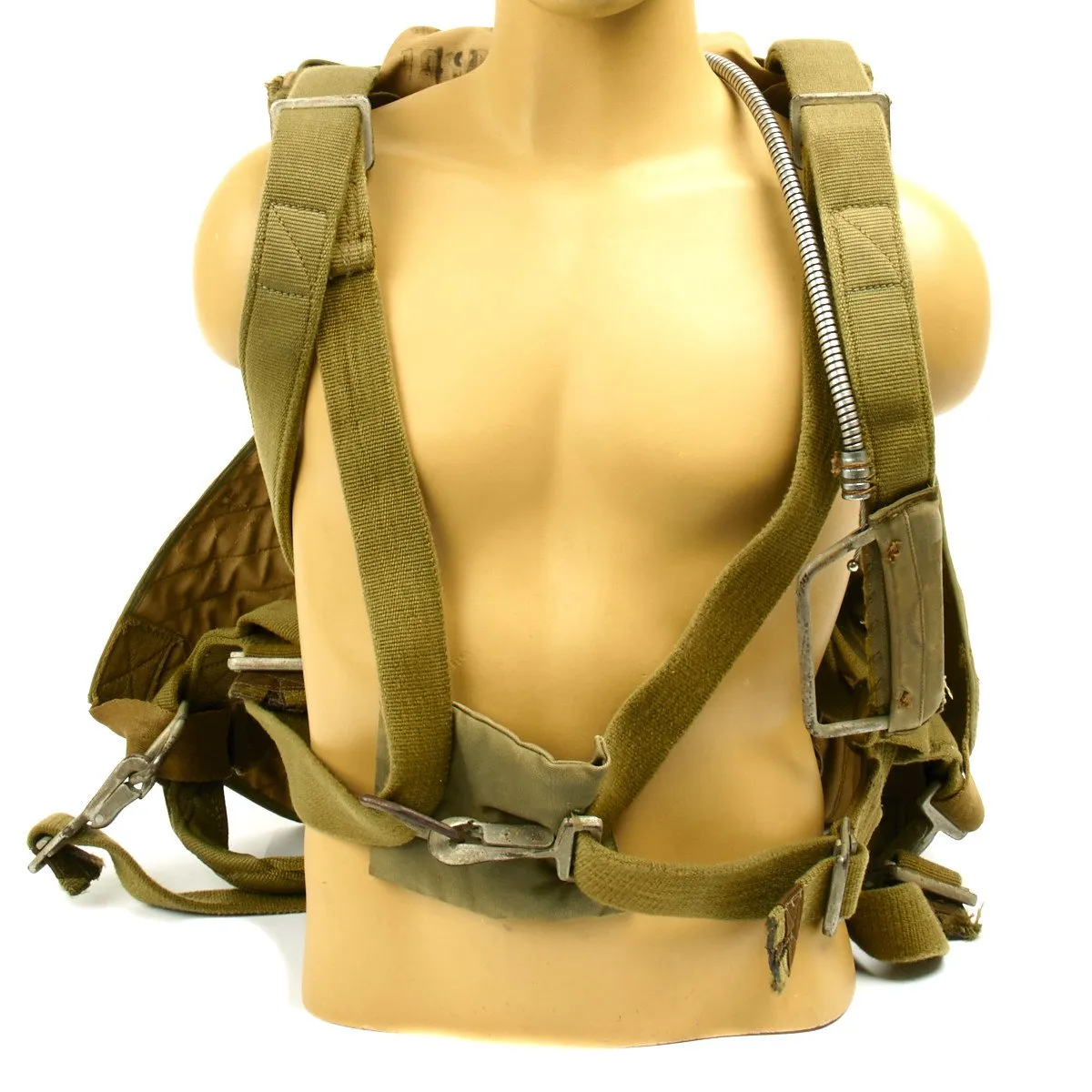 Original U.S. WWII USAAF Pilot B-9 Parachute by Reliance Mfg. Co. Dated 1944