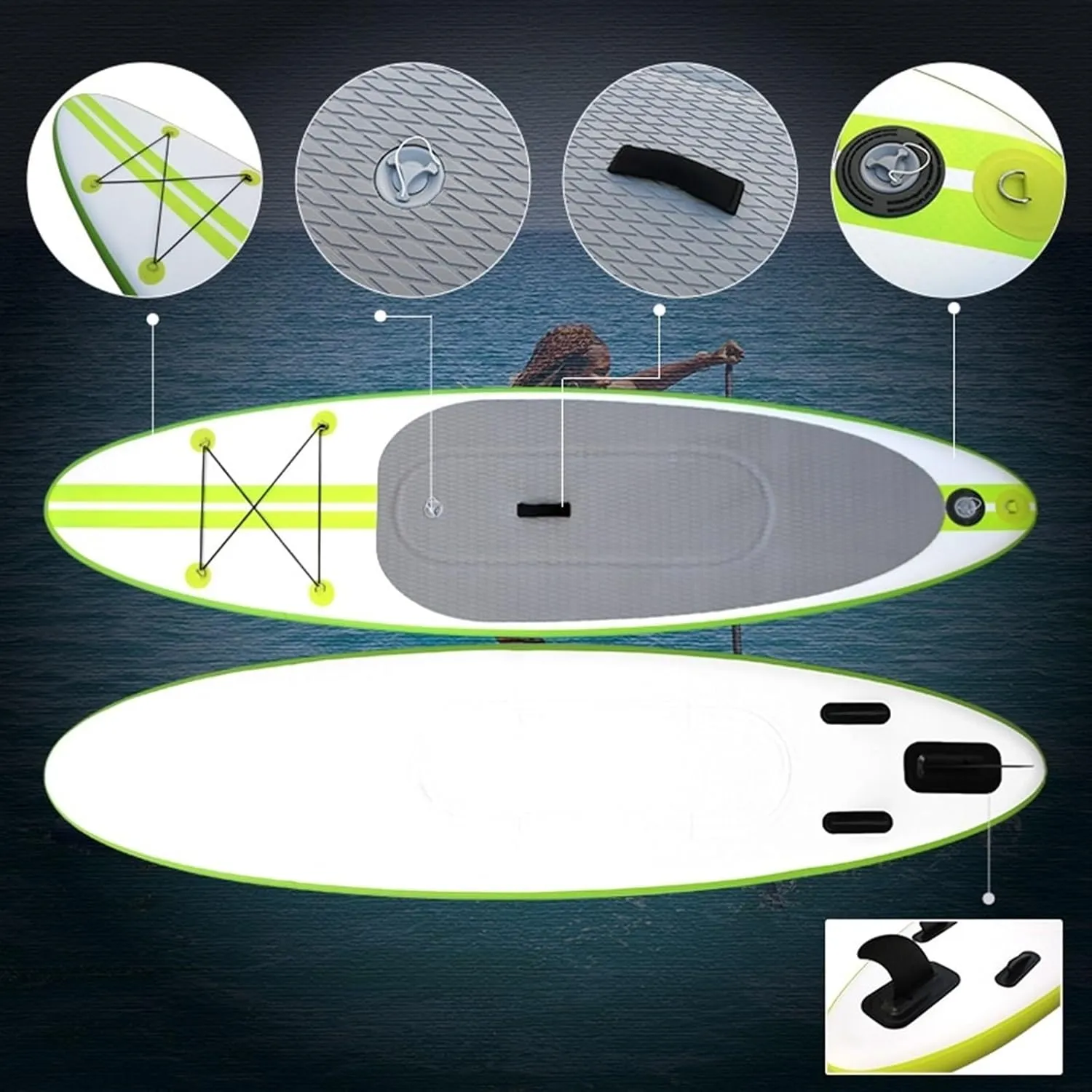 Paddleboard Paddle Board Surfing Board Adult Professional Water Skiing Board Standing Paddle Board