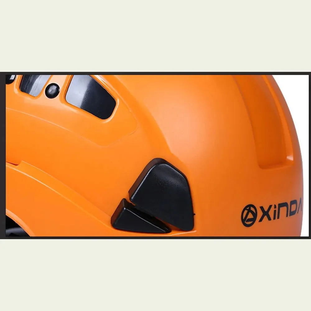 Professional Mountaineer Rock Climbing Safety Helmet Work Rescue Caving Mountaineering Rappelling Gear Equipment