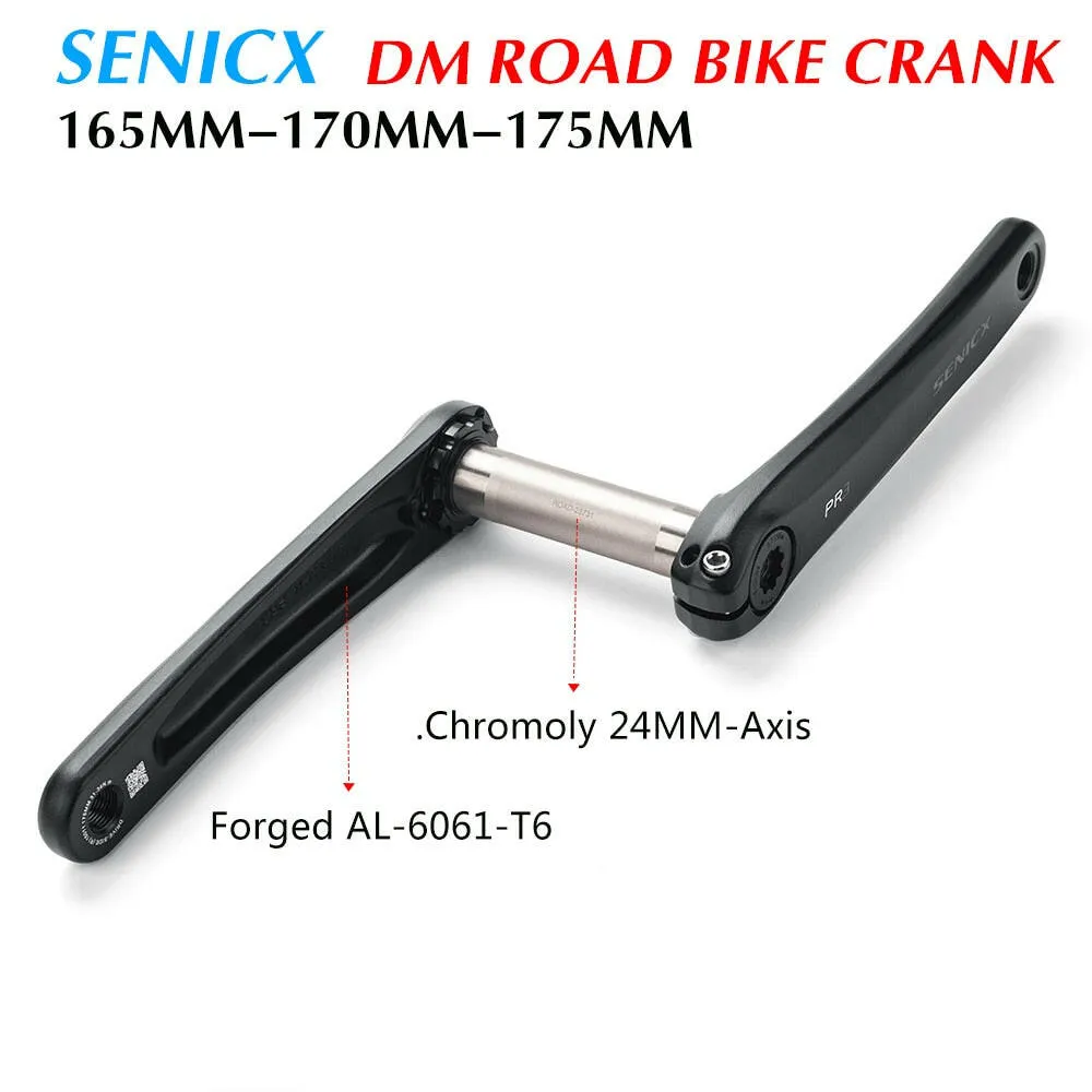 SENICX PR2 GXP Road bike 2 x 10 /11/12 Speed Crank 165mm/170mm / 175mm for Road Folding Bike