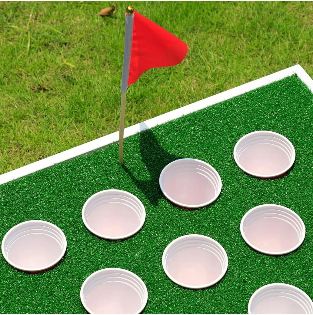 SPRAWL Golf Pong Cornhole Set Exciting Golf Chipping Game Pong Chip Shot Game for Tailgate Beach Backyard Man Cave