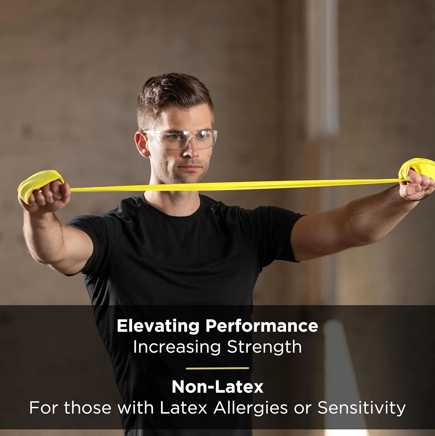THERABAND Resistance Band 25 Yard Roll, Non-Latex Professional Elastic Stretch Bands For Upper & Lower Body Exercise Workouts, Physical Therapy, Lower Pilates, Flexibility, & Rehab, Dispenser Box