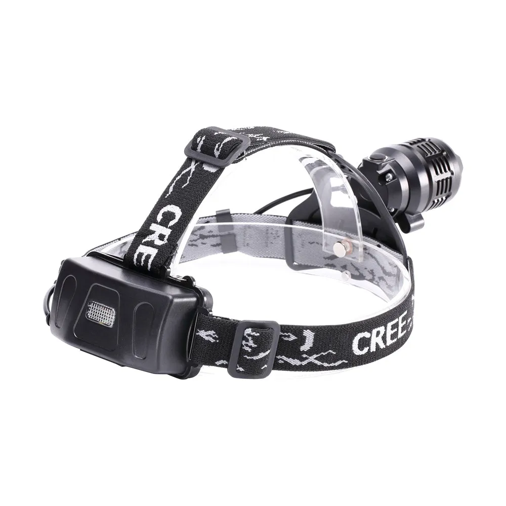 U`King ZQ-X863 XML-L2 1200LM 3 Mode Zoomable Multifunciton LED Headlamp with Smart Infrared Sensor Switch