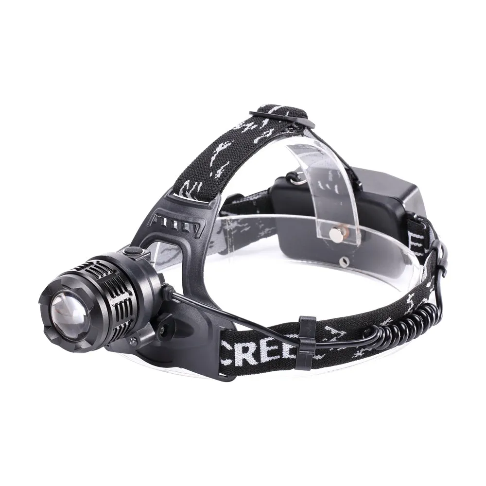 U`King ZQ-X863 XML-L2 1200LM 3 Mode Zoomable Multifunciton LED Headlamp with Smart Infrared Sensor Switch