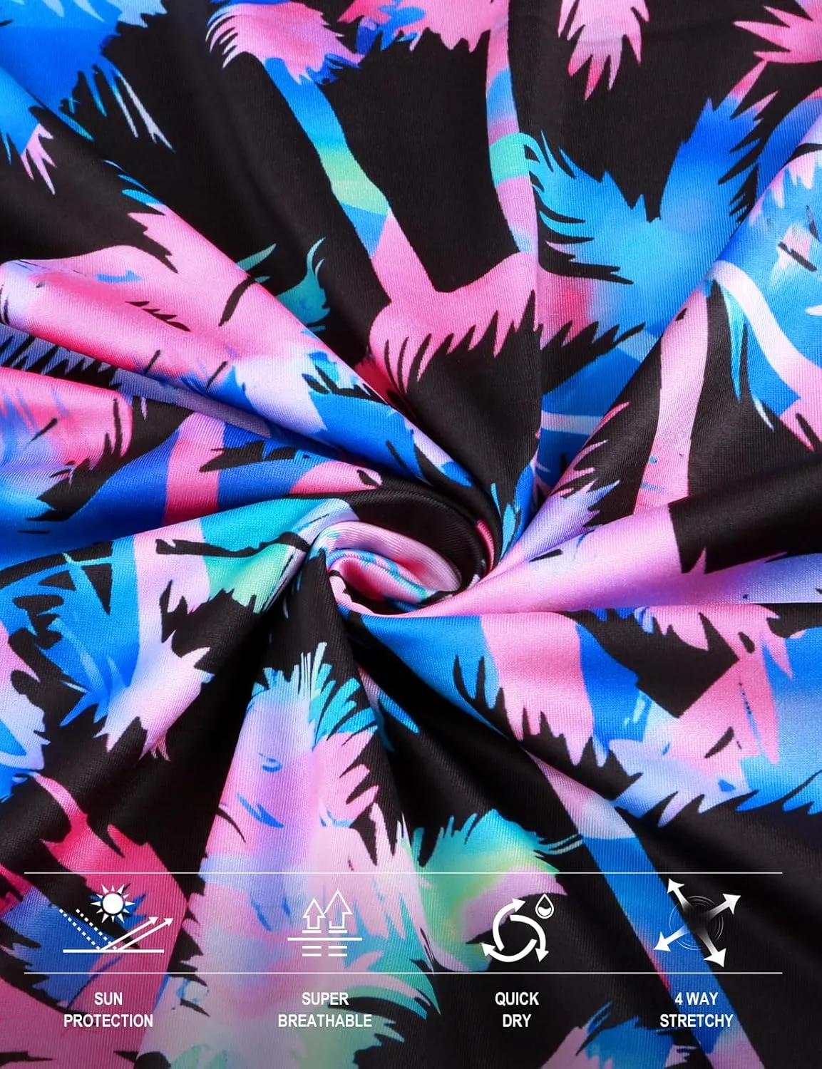 Viracy Women's Golf Shirts 3/4 Sleeve Sun Protection Quarter Zip with Zipper Pockets Athletic Polo Workout Tops S-2XL