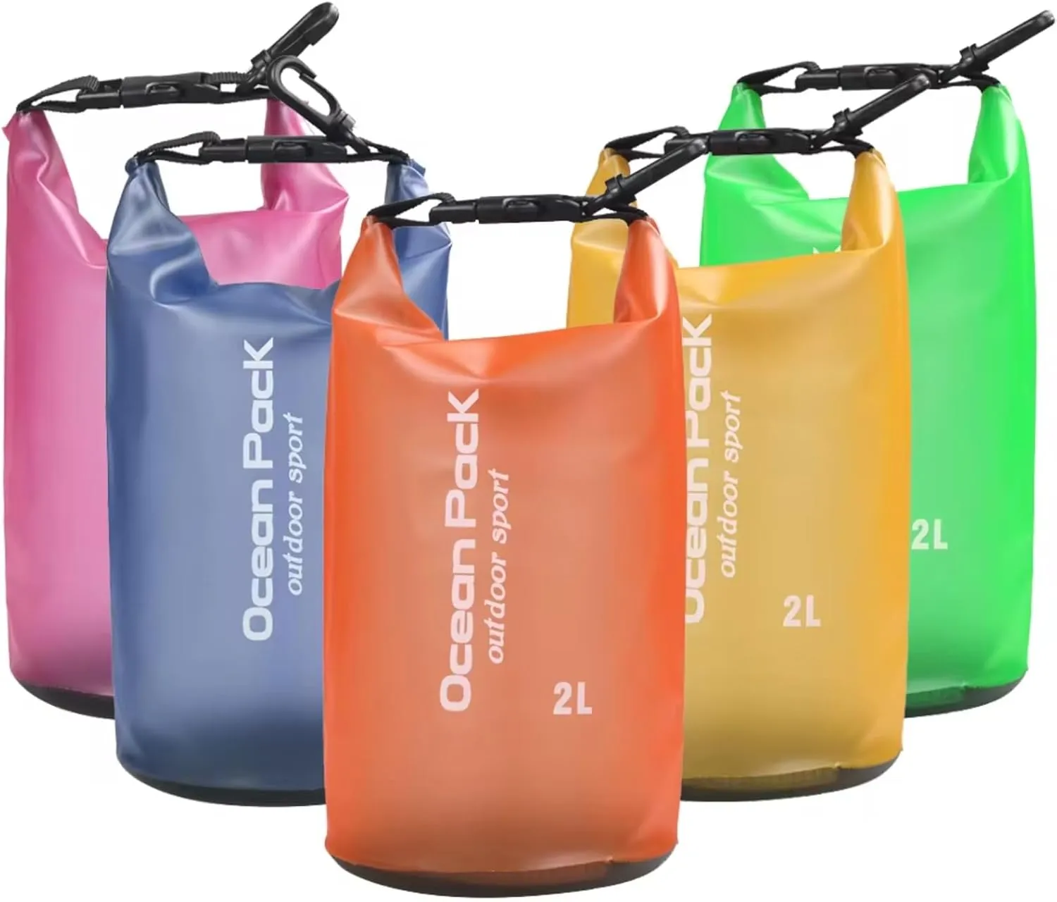 YOUGLE Dry Bag Waterproof for Women Men Roll Top Waterproof Backpack Sack Keeps Gear Dry for Kayaking Rafting Boating Swimming Camping Hiking Beach Fishing (Blue)