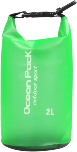 YOUGLE Dry Bag Waterproof for Women Men Roll Top Waterproof Backpack Sack Keeps Gear Dry for Kayaking Rafting Boating Swimming Camping Hiking Beach Fishing (Green)