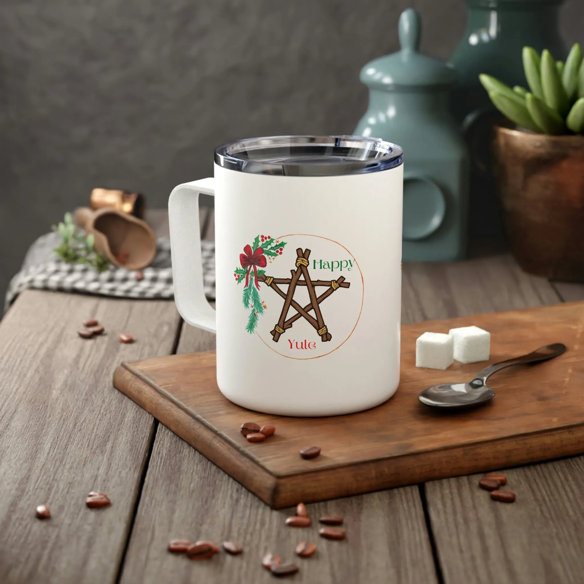 yule Insulated Coffee Mug, 10oz